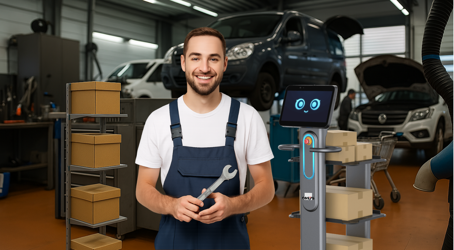  Innerbetrieblicher Transport mit Robotern 